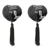 COQUETTE CHIC DESIRE - SCHWARZE PAILLETTEN-NIPPELABDECKUNGEN