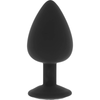 OHMAMA - DIAMANT-ANALSPlug aus SILIKON, GRÖSSE L 9 CM