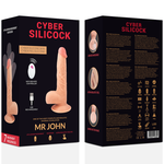 CYBER SILICOCK - FERNBEDIENUNG REALISTISCH MR JOHN 23.88 CM -O- 4.3 CM