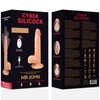 CYBER SILICOCK - FERNBEDIENUNG REALISTISCH MR JOHN 23.88 CM -O- 4.3 CM