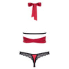 OBSESSIVE - SENSUELIA SET ZWEITEILIG ROT XXL