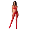 PASSION - WOMAN BS084 BODYSTOCKING SCHWARZ EINE GRÖSSE