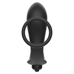 ADDICTED TOYS - VIBRATORISCHER ANALPLUG MIT PENISRING